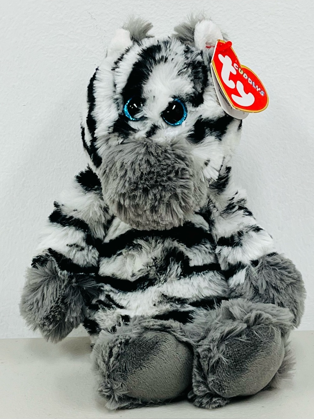 Ty Cuddlys Zahari the zebra Stuffed Plush Animal